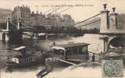 Lyon. - Les Quais de la Saône. - Pont la Feuillée