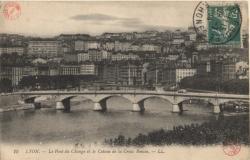 Lyon. - Le Pont du Change et le coteau de la Croix-Rousse