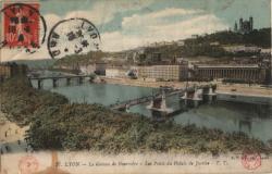 Lyon. - Le Coteau de Fourvière. - Les Ponts du Palais de Justice