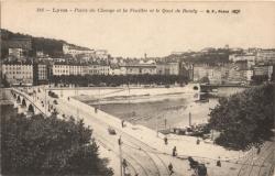 Lyon. - Ponts du Change et la Feuillée et le Quai de Bondy