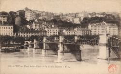 Lyon. - Pont Saint-Clair et la Croix-Rousse