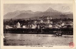 Evian-les-Bains. - Vue générale