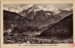 Vallée de Servoz et la Chaîne du Mont-Blanc