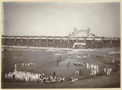 [Inauguration du stade municipal de Gerland]