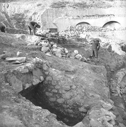 Fouilles archéologiques à l'amphithéâtre de la Croix-Rousse