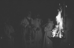 Liturgie, la Pâques en l'église de Ménival