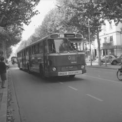 Le premier bus Lyon Cusset (prototype Berliet)