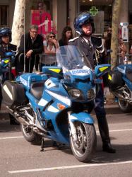 Revue militaire du 14 juillet, cours Franklin-Roosevelt