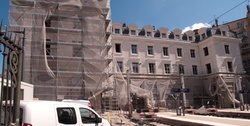 Gare Saint-Paul, côté quais, en cours de rénovation