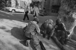 [Manoeuvres militaires du 11 B.C.A. à Sisteron (opération Chamois 3)]