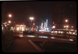 Lyon la nuit : place de la République