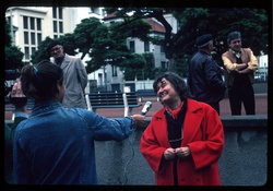 [Inauguration de "La Fanny de Lyon", sculpture de Geneviève Böhmer]