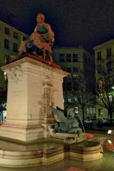 Statue d'Ampère, place Ampère