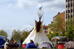 Tente d'indien près du Gros Caillou