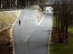 Joggeur sur les quais du Rhône