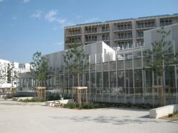 Construction de la bibliothèque de la Duchère