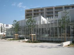 Construction de la bibliothèque de la Duchère