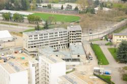 La bibliothèque de la Duchère vue depuis la tour panoramique