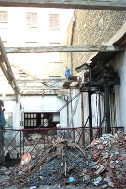 Construction de la bibliothèque rue de Condé