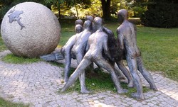 Sculpture au Parc de la Tête-d'Or