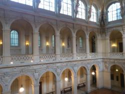 [Le palais de la bourse : la salle de la corbeille]