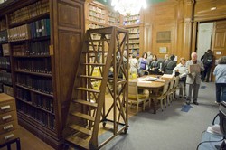 [Heure de la découverte sur la "Visite des bibliothèques anciennes"]