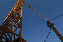 [Grue sur le chantier de la bibliothèque Jean Macé du 7e arrondissement]