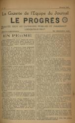 La Gazette de l'équipe du journal Le Progrès