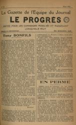 La Gazette de l'équipe du journal Le Progrès