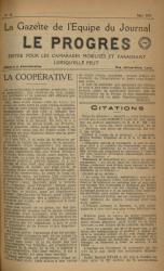 La Gazette de l'équipe du journal Le Progrès