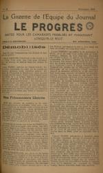 La Gazette de l'équipe du journal Le Progrès