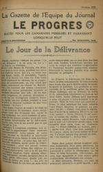 La Gazette de l'équipe du journal Le Progrès