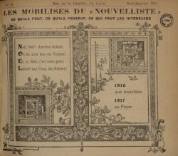 Le s Mobilisés du « Nouvelliste »