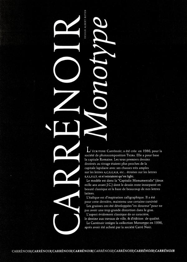 Carré noir. Exemple  n° 1