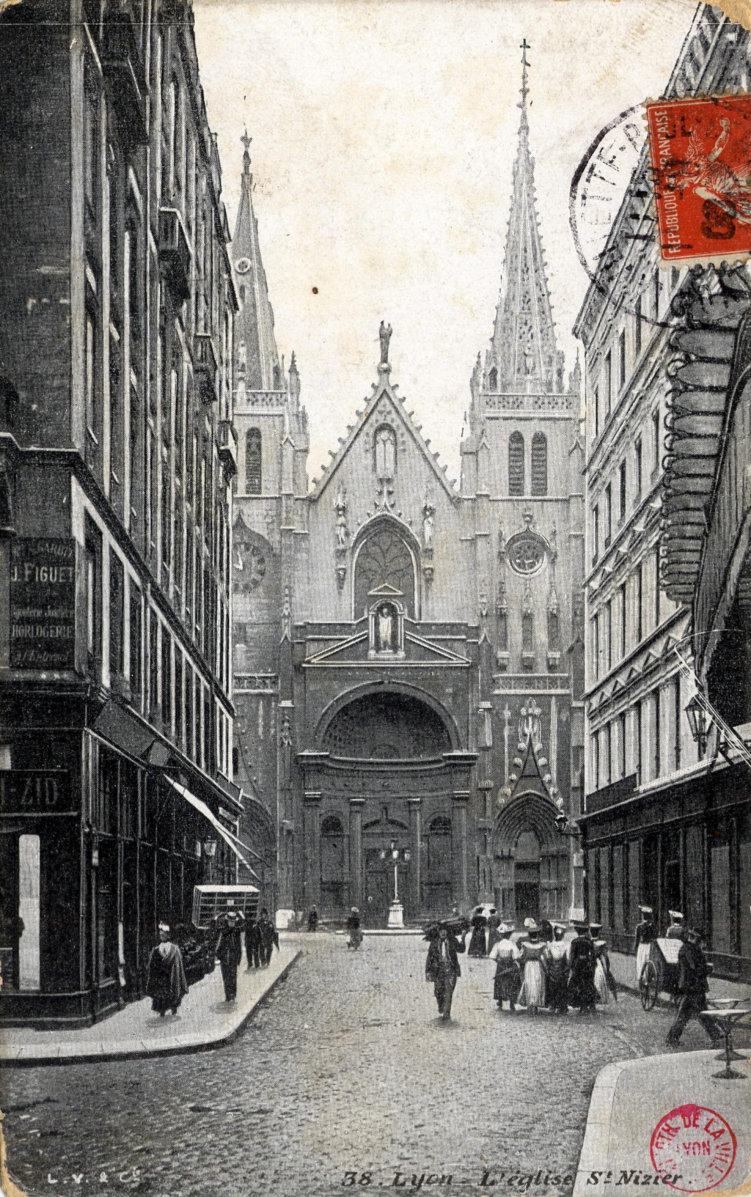 Lyon. - L'église Saint Nizier