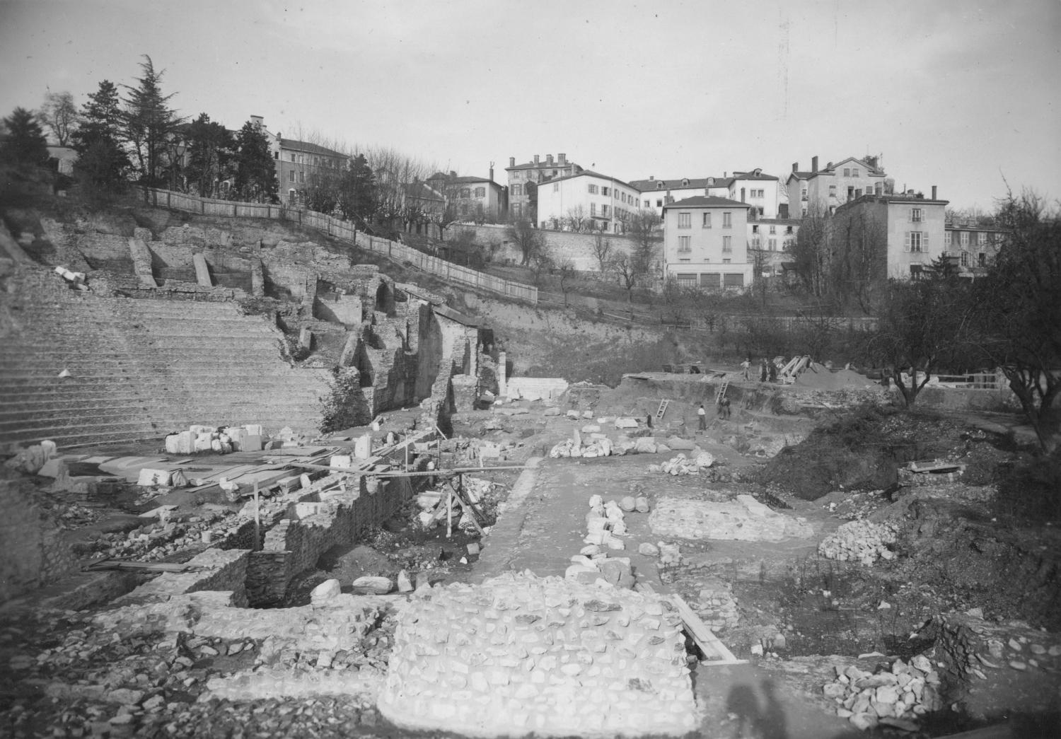 Vue du Théâtre, côté nord