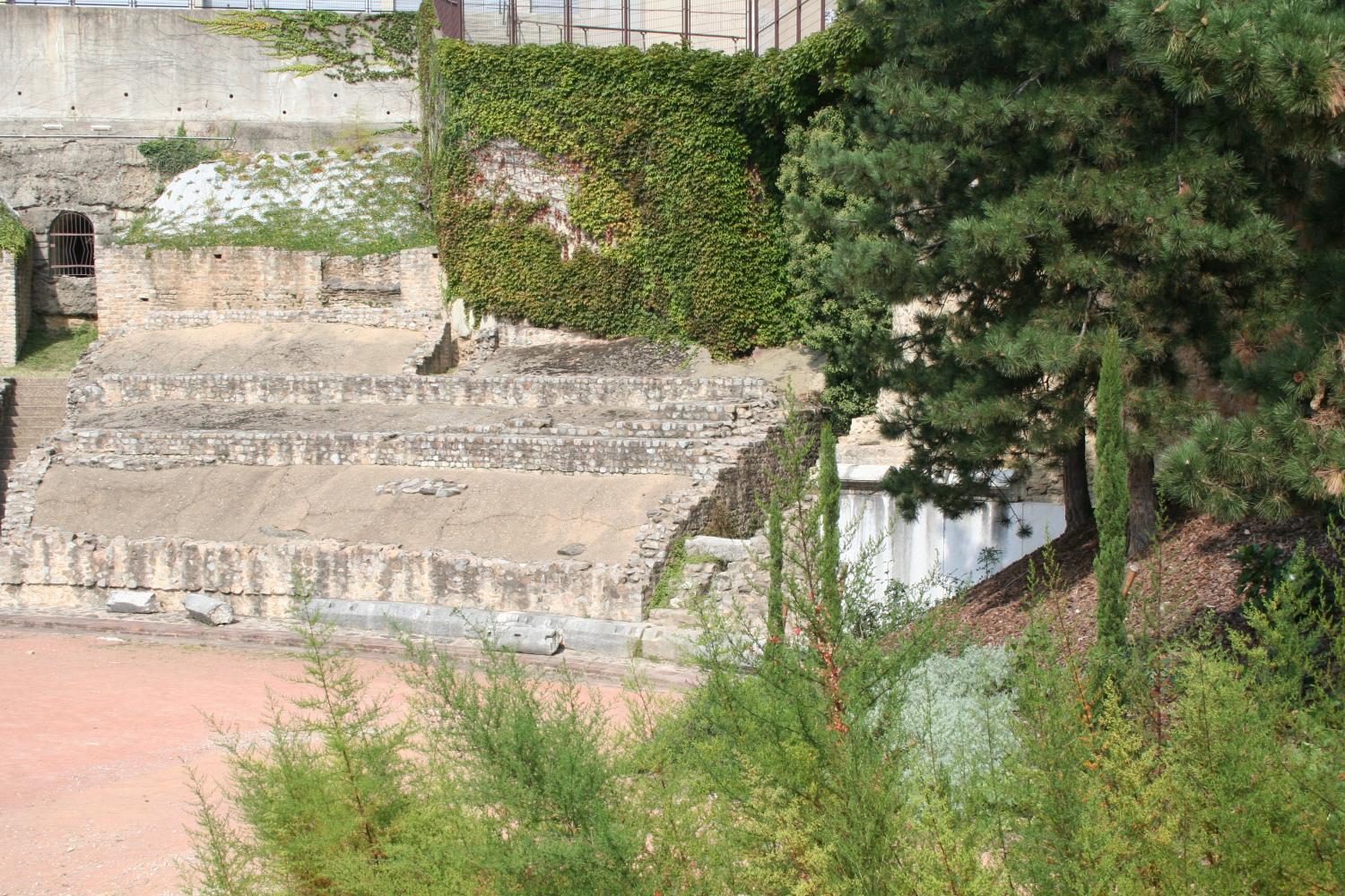 Vue du  podium est