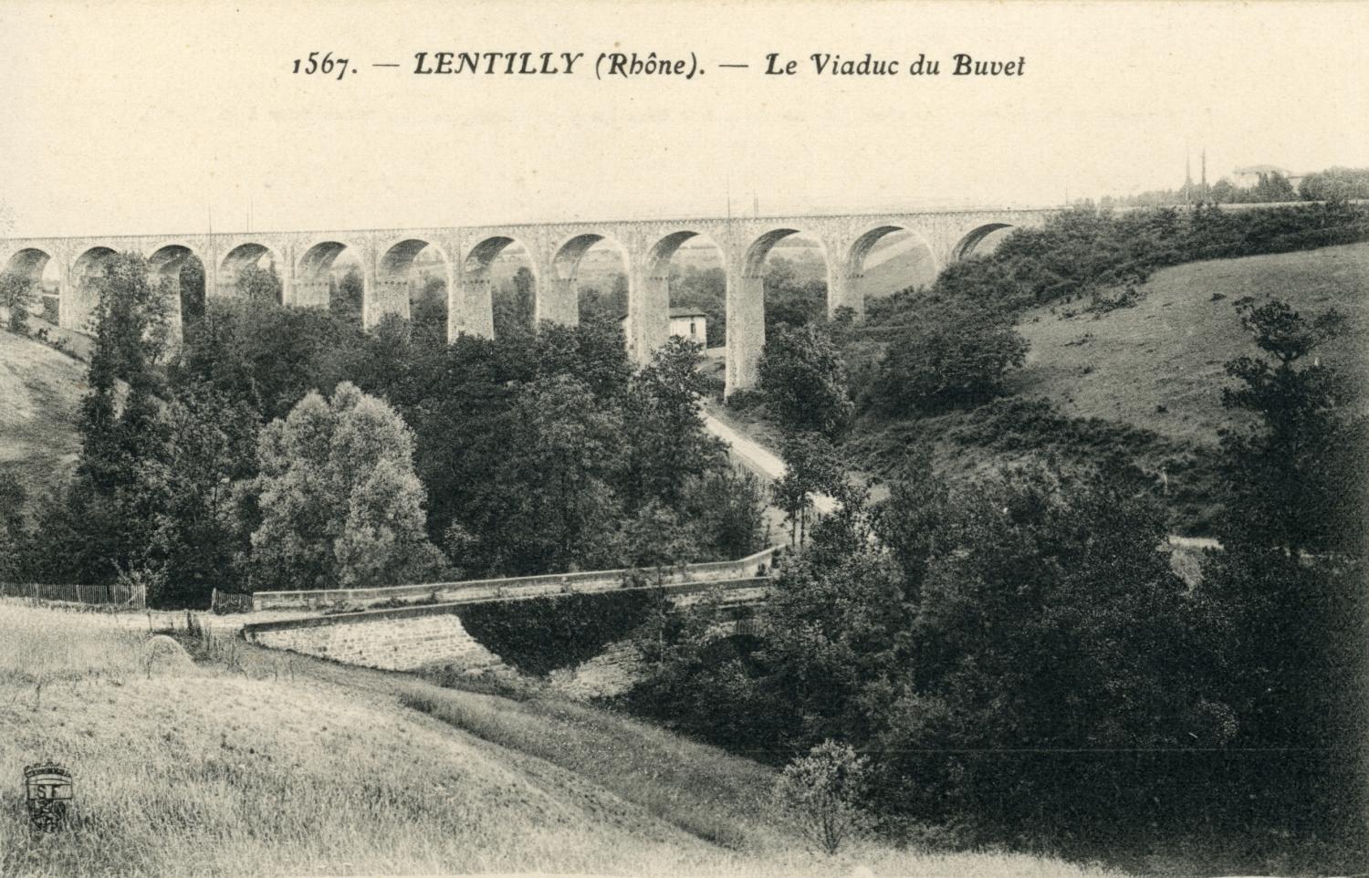 Lentilly (Rhône). - Le Viaduc du Buvet