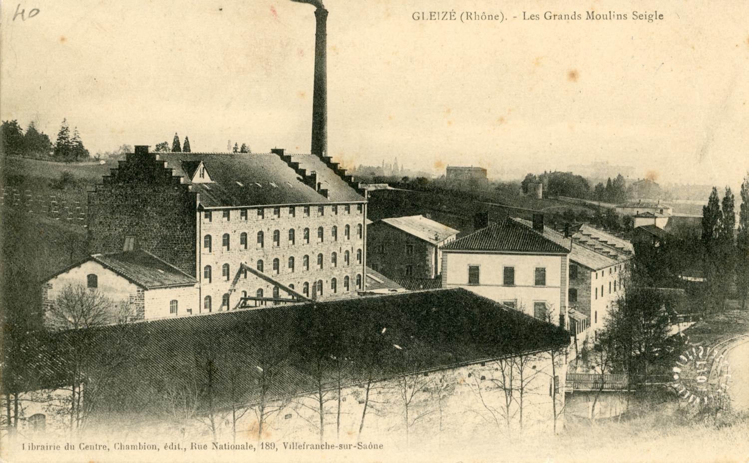 Gleizé (Rhône). - Les Grands Moulins Seigle