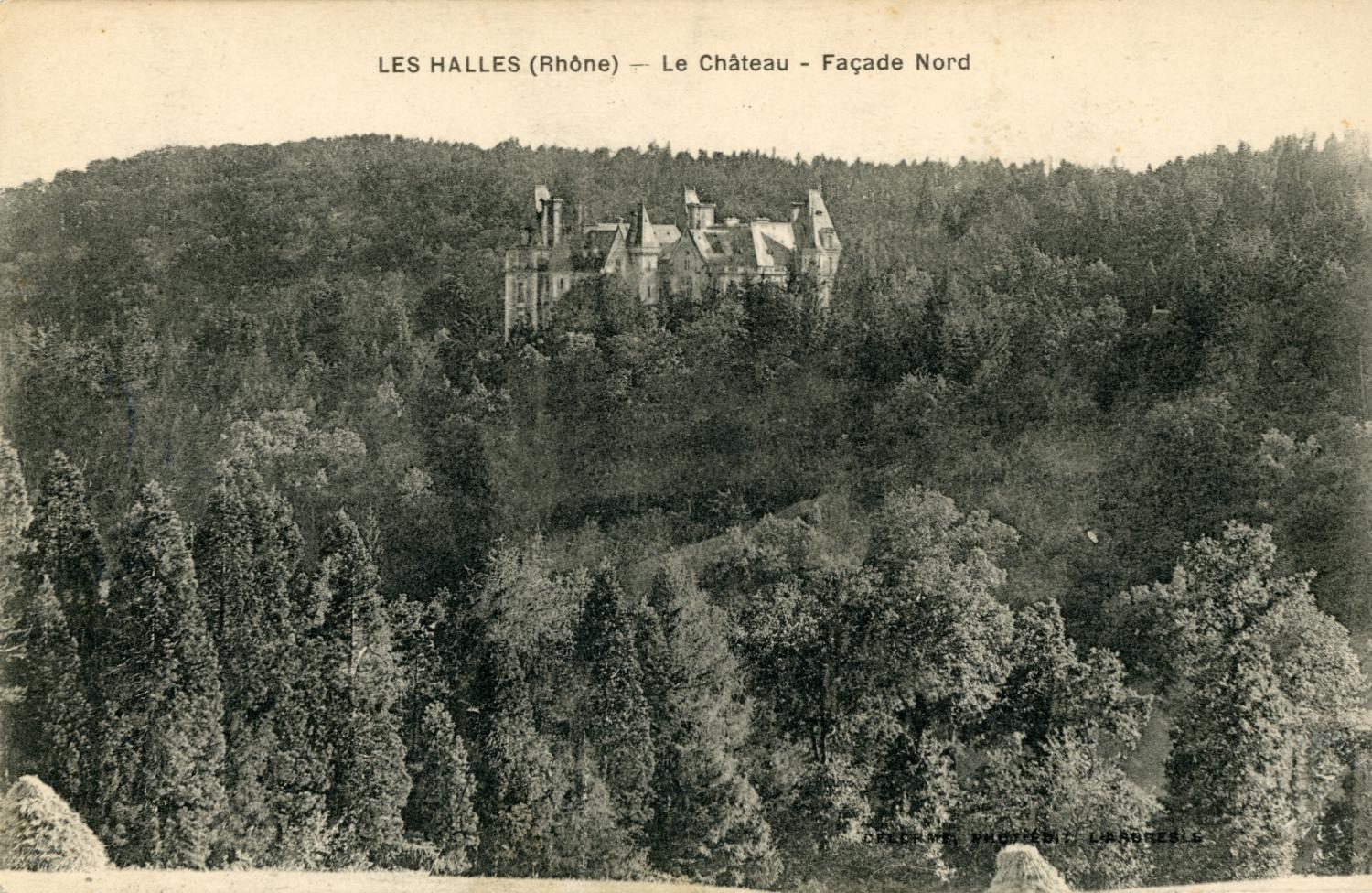Les Halles (Rhône). - Le Château. - Façade Nord