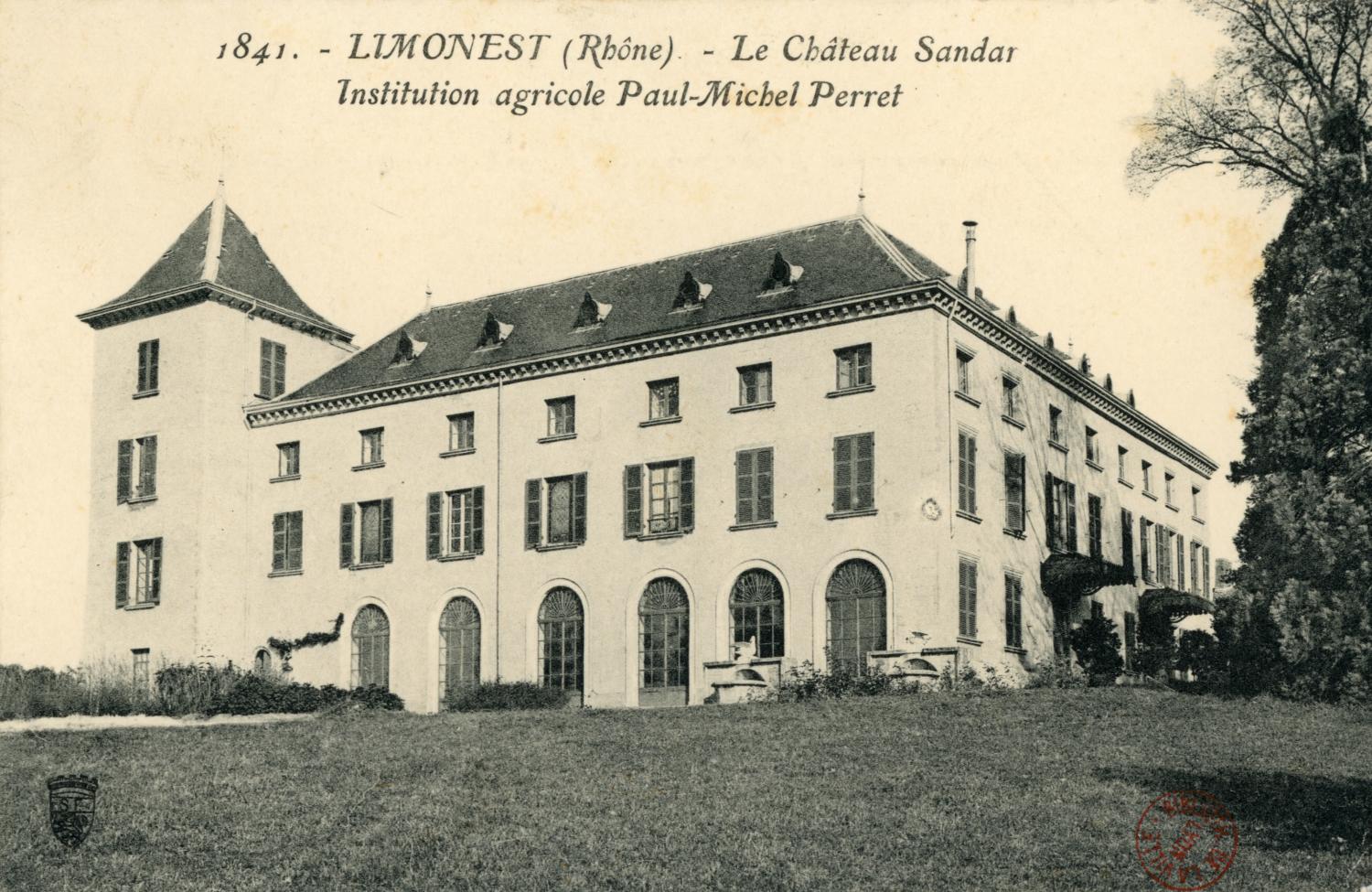 Limonest (Rhône). - Le Château Sandar. Institution agricole Paul-Michel Perret