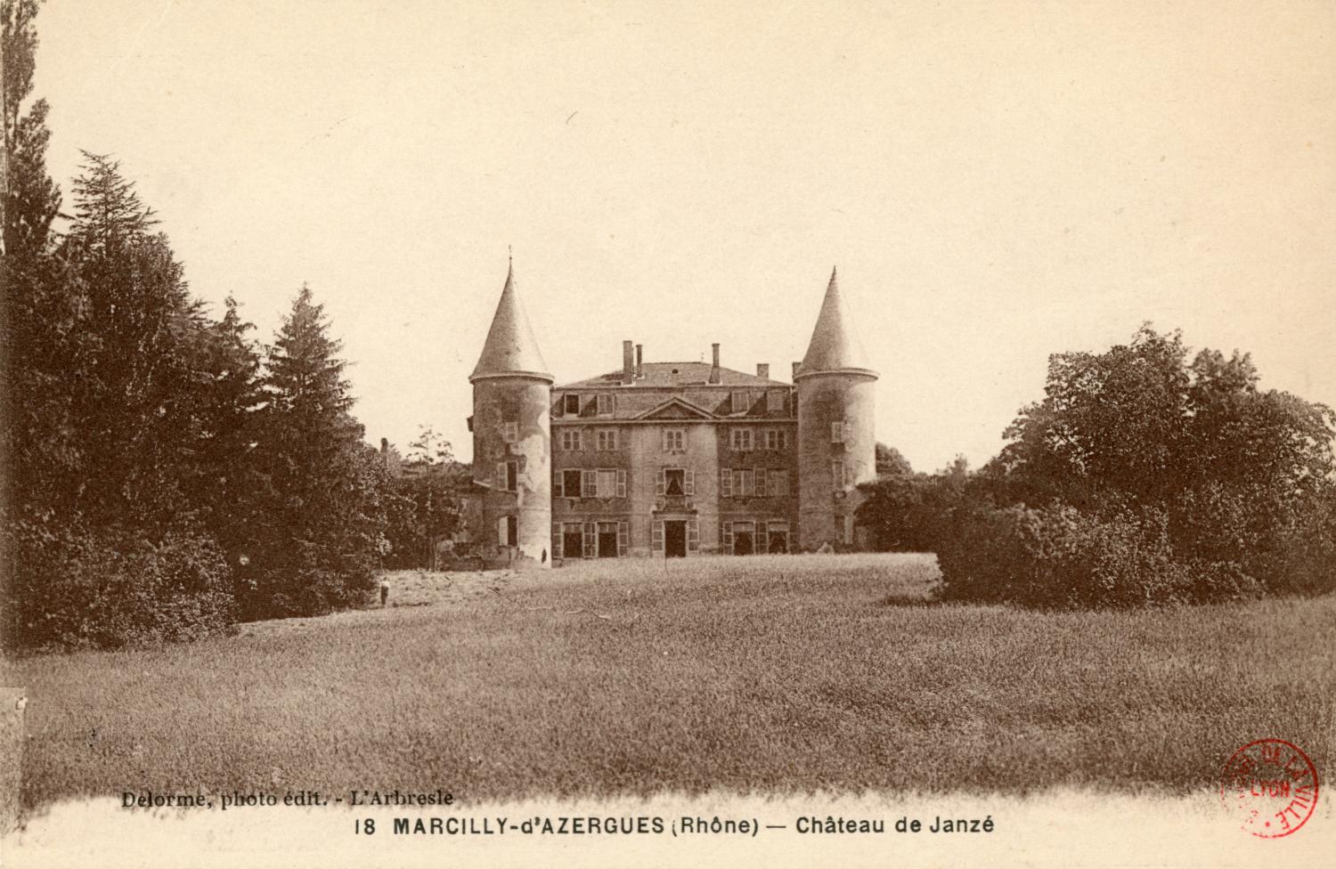 Marcilly d'Azergues (Rhône). - Château de Janzé