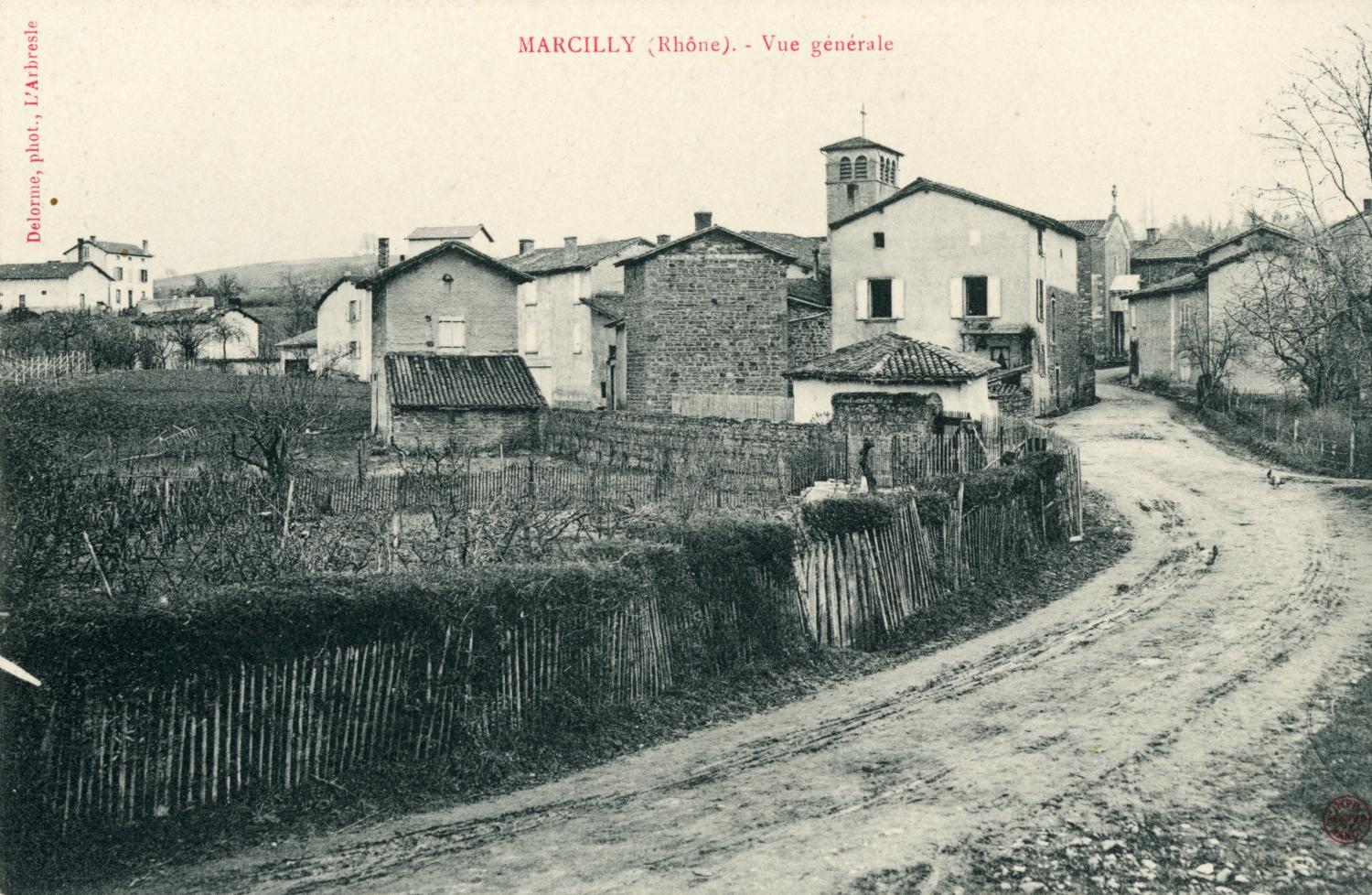 Marcilly (Rhône). - Vue générale