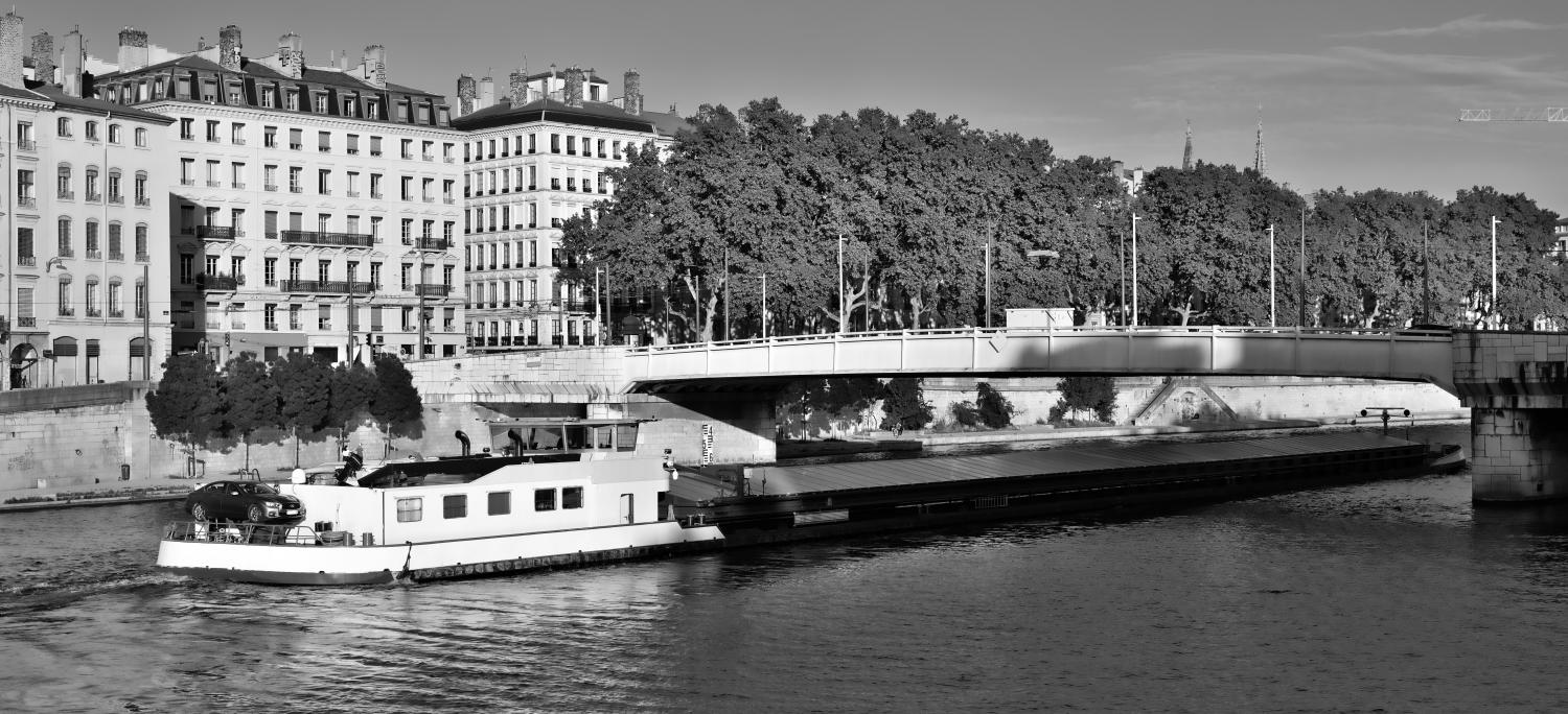 Confinement, pont la Feuillée, Lyon 5e arrondissement