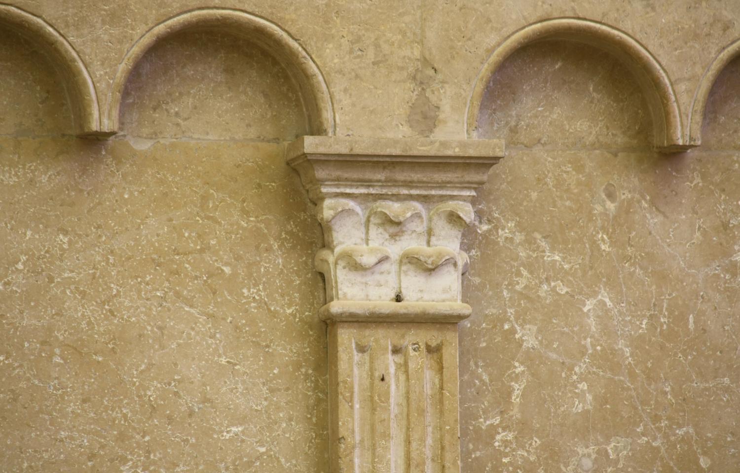 Choeur, bande lombarde, cathédrale Saint-Jean-Baptiste, Lyon 5e