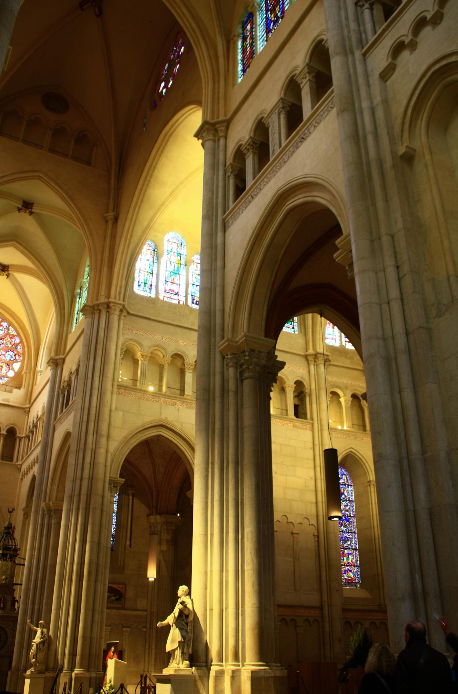 Transept sud, cathédrale Saint-Jean-Baptiste, Lyon 5e