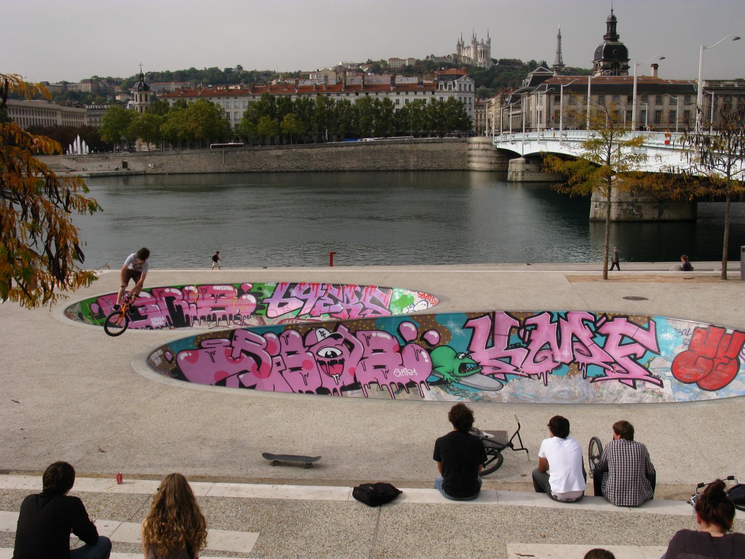 Skatepark de Guillotière, Lyon 7e