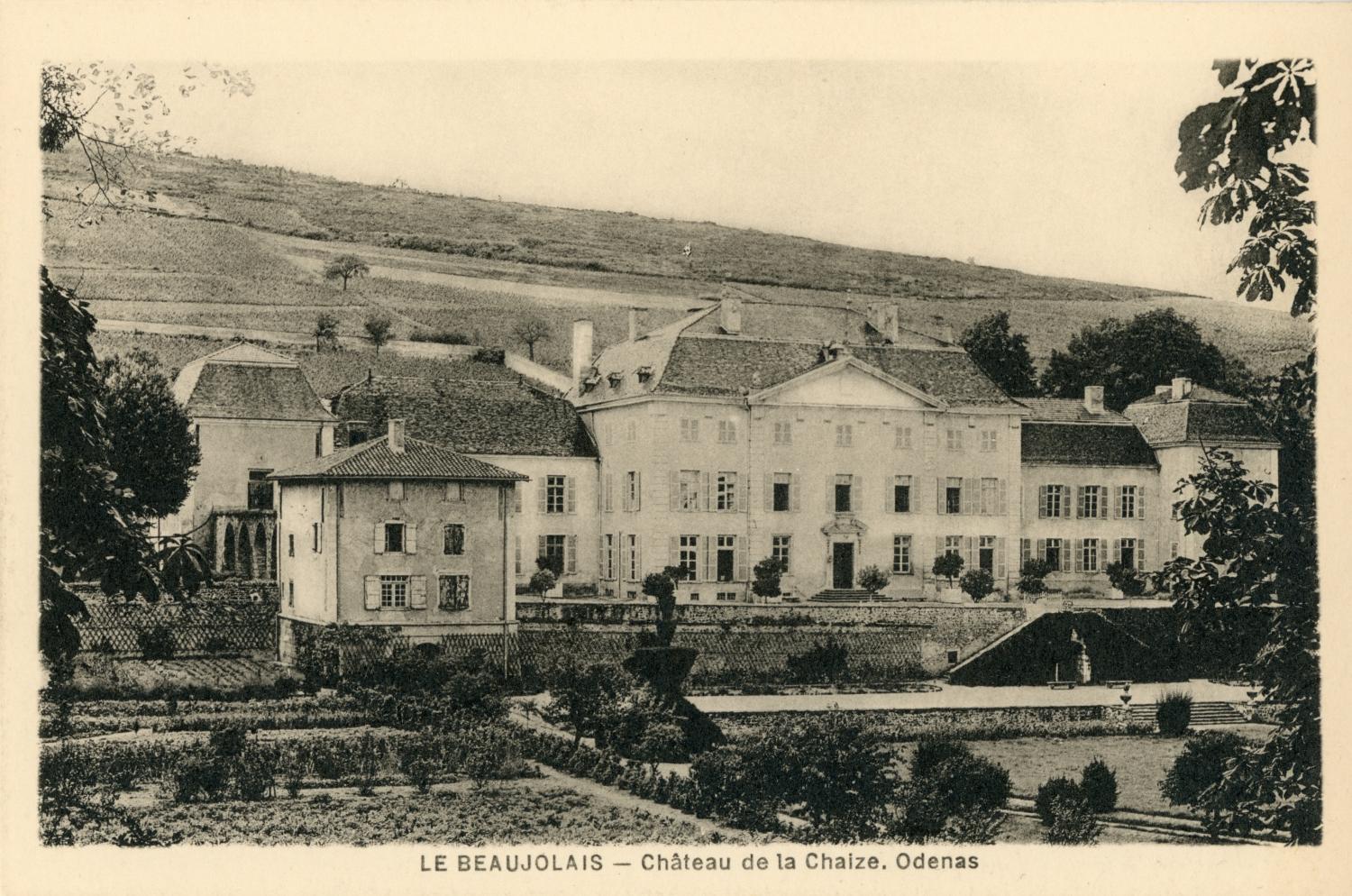Le Beaujolais. - Château de la Chaize. Odenas