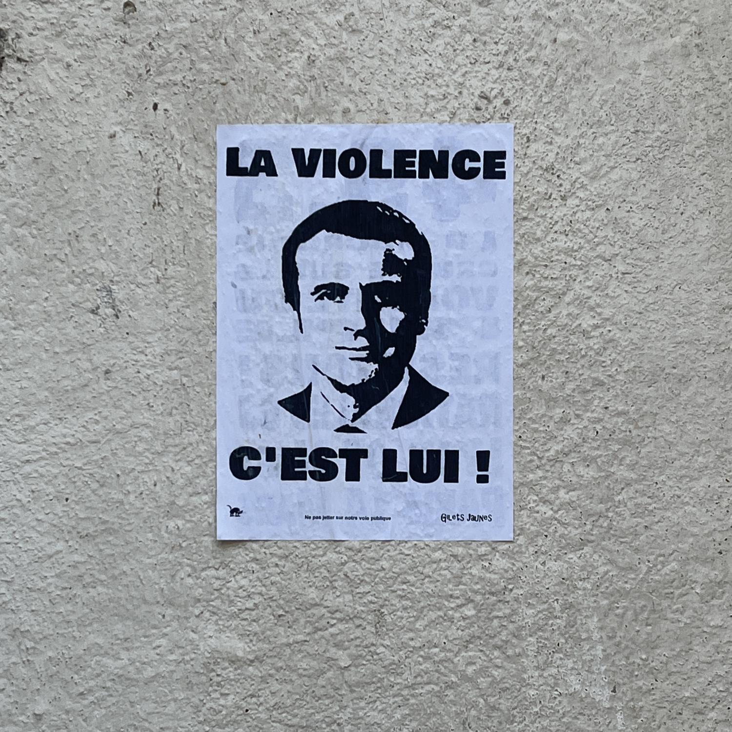 "La violence, c'est lui !"