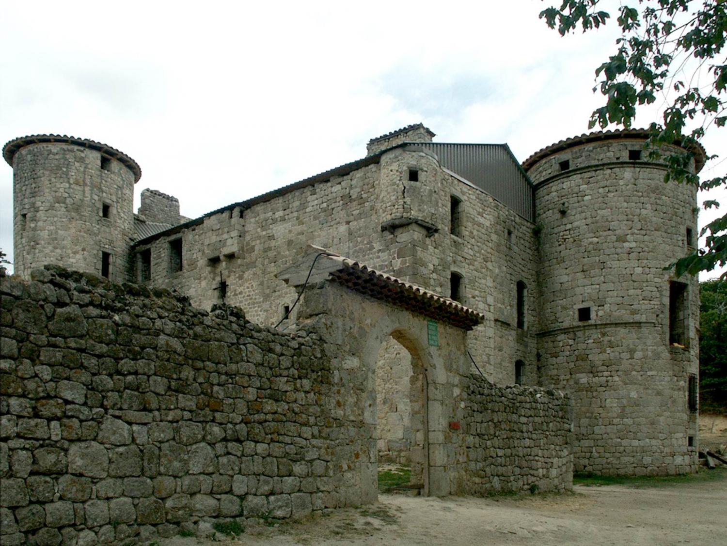 Château de Craux, village de Genestelle, Ardèche